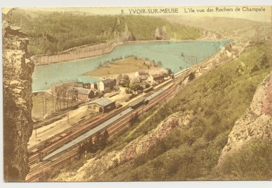 YVOIR L ILE VUE DES ROCHERS DE CHAMPALE 28-06-1928.jpg